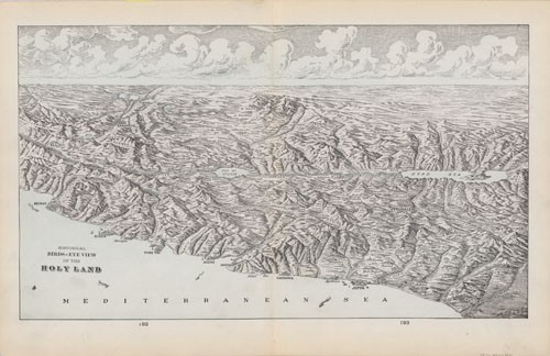 Historical Birds-Eye View of the Holy Land Historical Birds-Eye View of the Holy Land