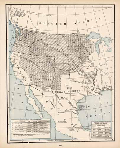 Expansion of the US  from the Mississippi River to the Pacific Coast