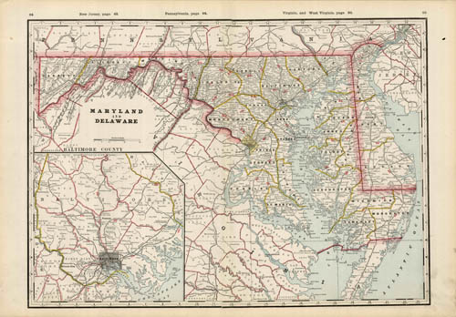 Maryland and Delaware