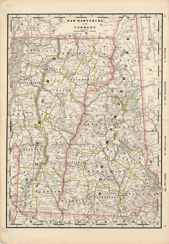 New Hampshire and Vermont