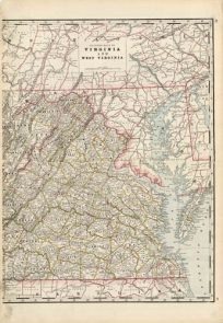 Eastern Half of Virginia and West Virginia