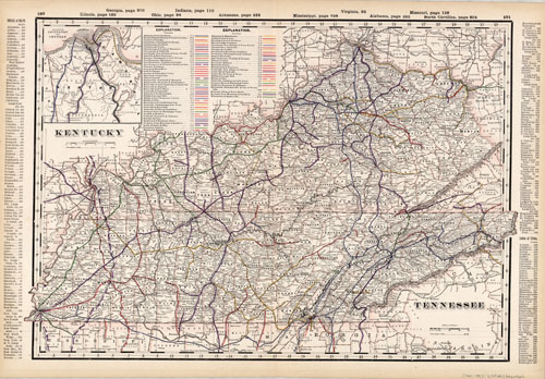 Kentucky and Tennessee