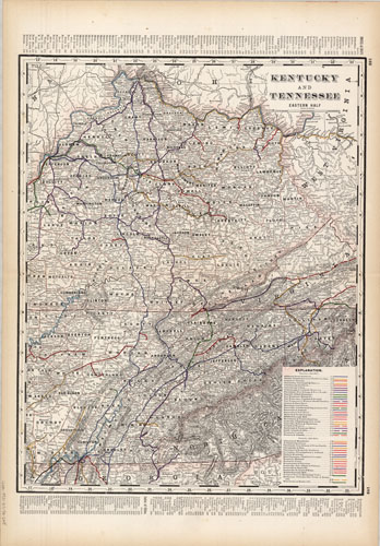 Kentucky and Tennessee Eastern Half