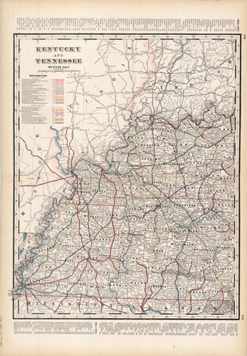 Kentucky and Tennessee Western Half Kentucky and Tennessee Western Half