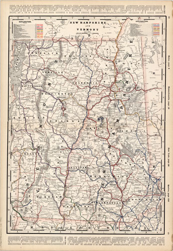 New Hampshire and Vermont