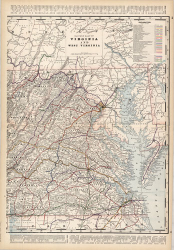 Virginia and West Virginia Eastern Half