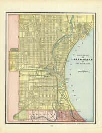 Map of the City of Milwaukee and Bay View