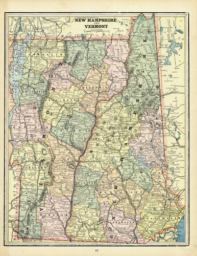 New Hampshire and Vermont