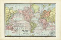 Chart of the World on Mercators Projection'