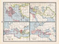 Four Maps showing Homeric Greece