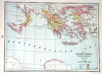 Map of Ancient Greece and Her Colonies