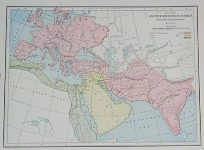 Map of the Ancient Historical World Showing the Caucasian Nations