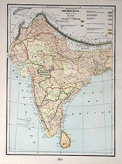 Historical Map of British India