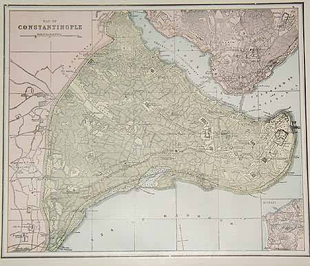 Map of Constantinople Map of Constantinople