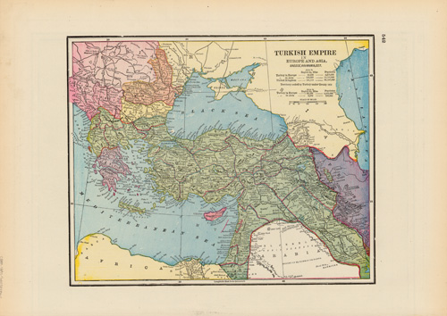 Turkish Empire in Europe & Asia
