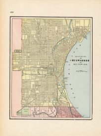 Map of the City of Milwaukee and Bay View