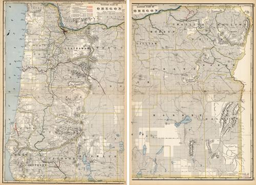 Western and Eastern Part of Oregon