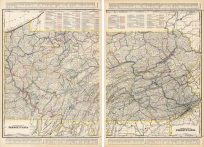 Western and Eastern Half of Pennsylvania