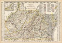 Western and Eastern Half of Virginia and West Virginia