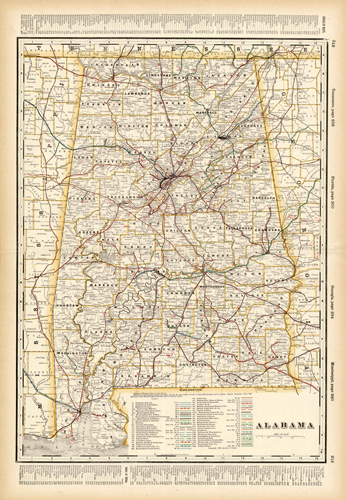 Alabama (Railroad Map) Alabama (Railroad Map)