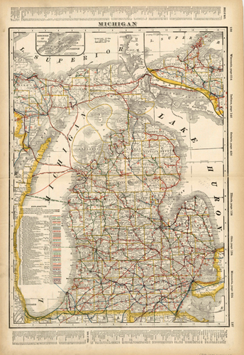 Michigan (Railroad Map) Michigan (Railroad Map)