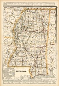 Mississippi (Railroad Map)