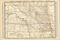 North Dakota (Railroad Map)