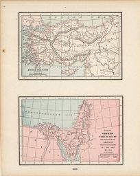 Map of Ancient Asia Minor B.C. 650-A.D. 325 / Map of Canaan