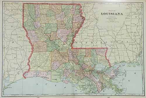Map of Louisiana