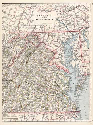 Eastern Half of Virginia and West Virginia Eastern Half of Virginia and West Virginia