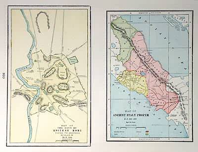 Map of the city of Ancient Rome/ Ancient Italy Proper Map of the city of Ancient Rome/ Ancient Italy Proper