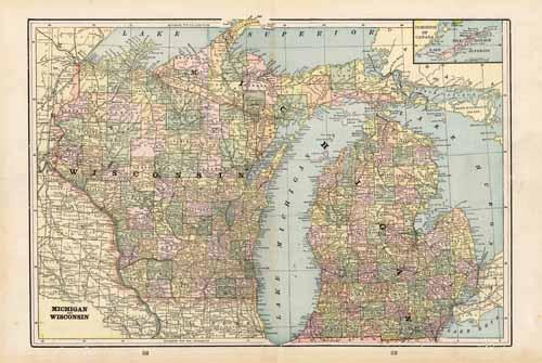 Michigan and Wisconsin