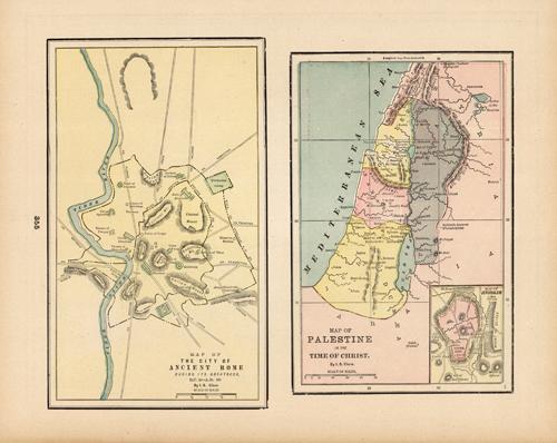 Map of The City of Ancient Rome During its Greatness