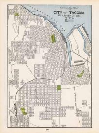Official Map of the City of Tacoma