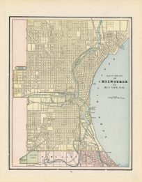 Map of the City of Milwaukee and Bay View