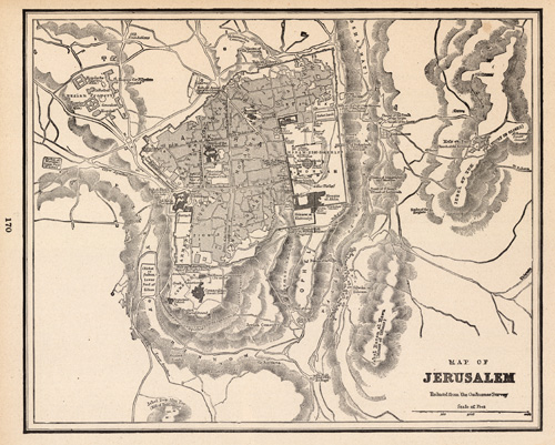 Map of Jerusalem Map of Jerusalem