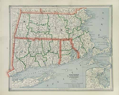 Massachusetts Rhode Island and Connecticut