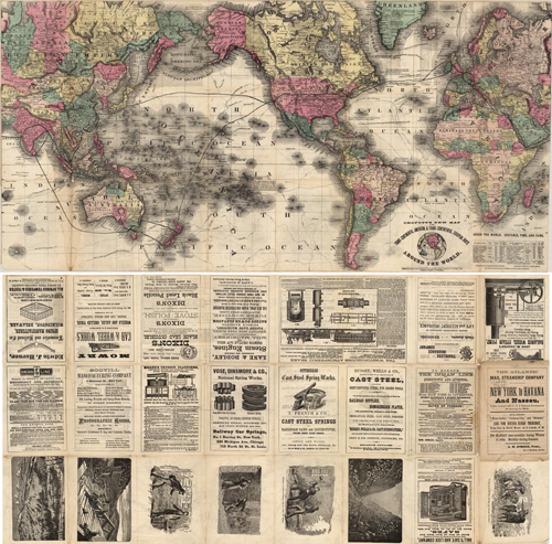 Crofutt;s New Map of the Trans-Continental Crofutt;s New Map of the Trans-Continental