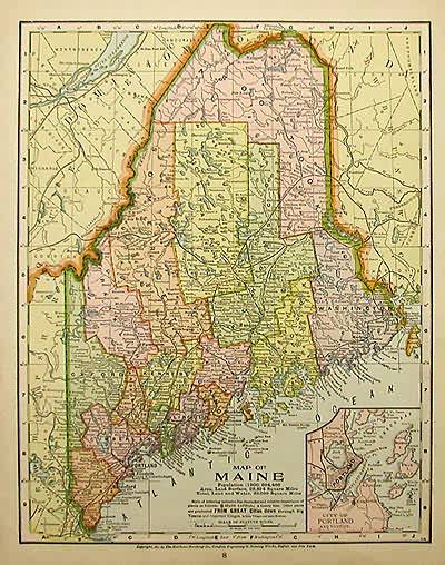 Map of Maine