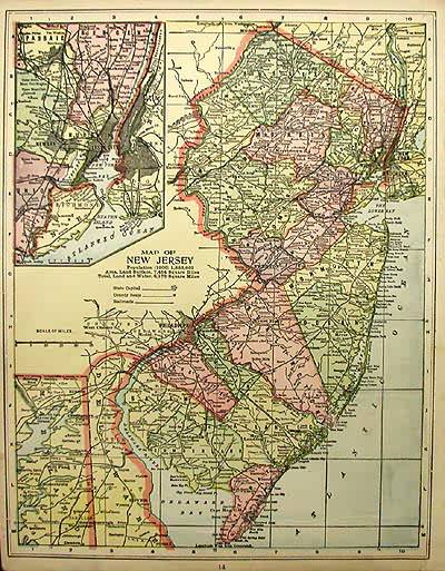 Map of New Jersey