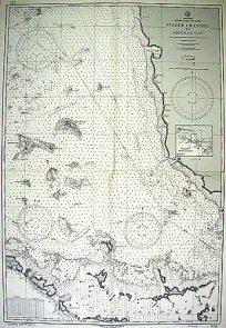 Pingue Channel to Arenas Cay