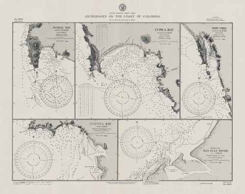 Anchorages on the Coast of Colombia