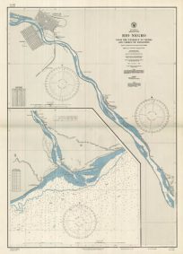 Argentina - Rio Negro from the Entrance to Viedma and Carmen de Patagones