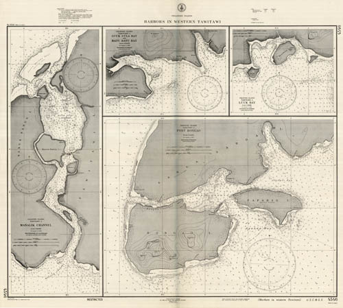 Philippines - Harbors in Western Tawitawi: Manalik Channel