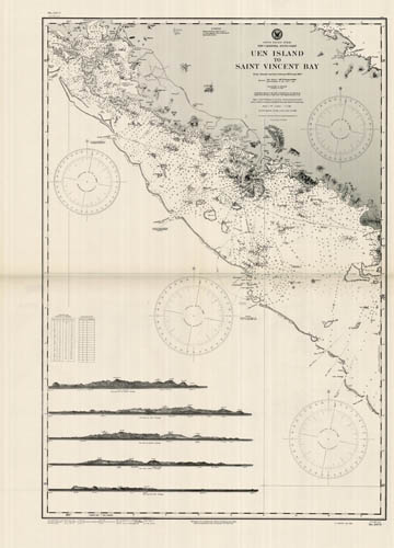 New Caledonia (South Coast) - South Pacific Ocean - Uen Island to Saint Vincent Bay