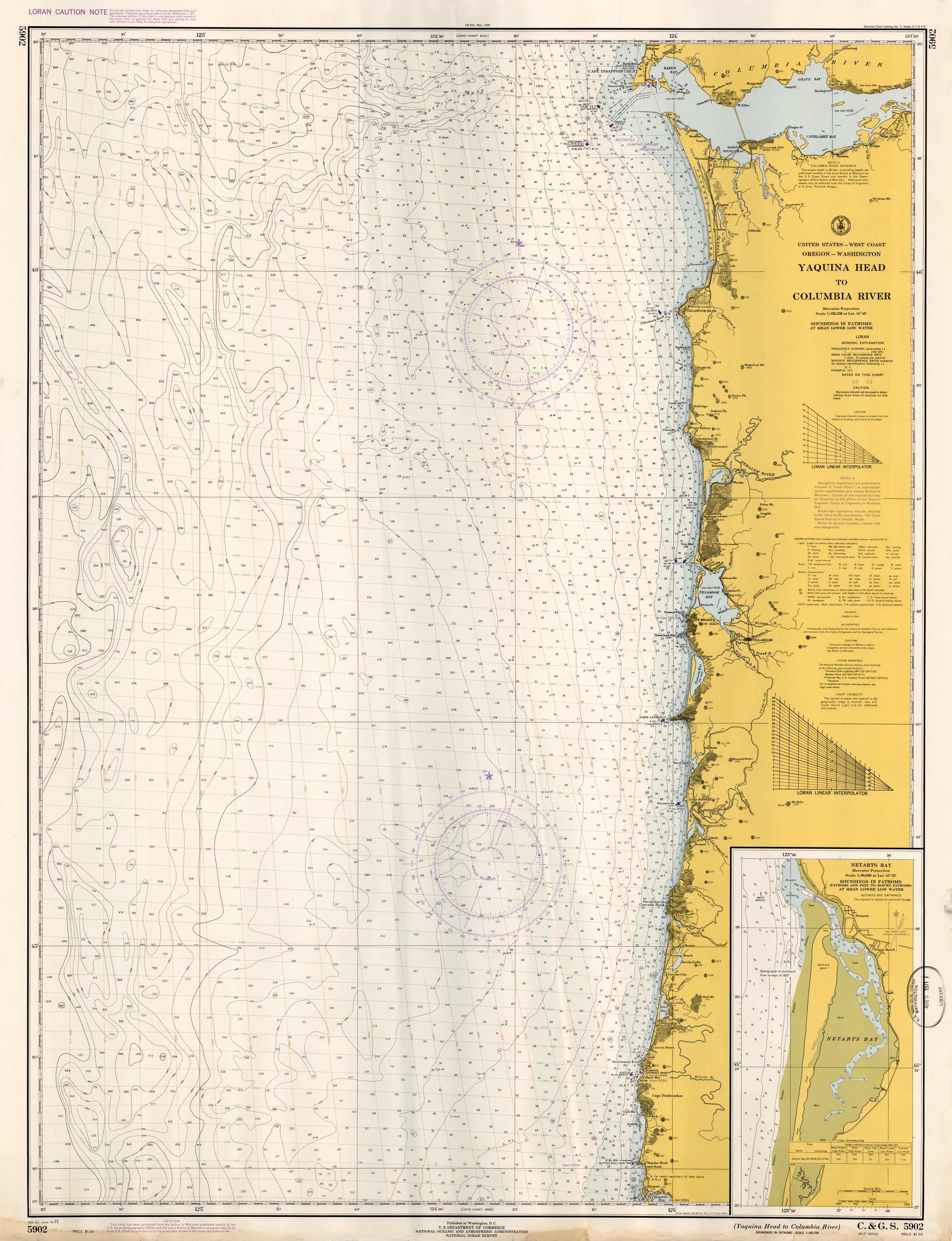 United States - West Coast - Oregon - Washington - Yaquina Head to Columbia River / Netarts Bay