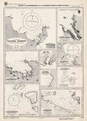 Plans and Anchorages on the North Coast of New Guinea (Papua New Guinea)