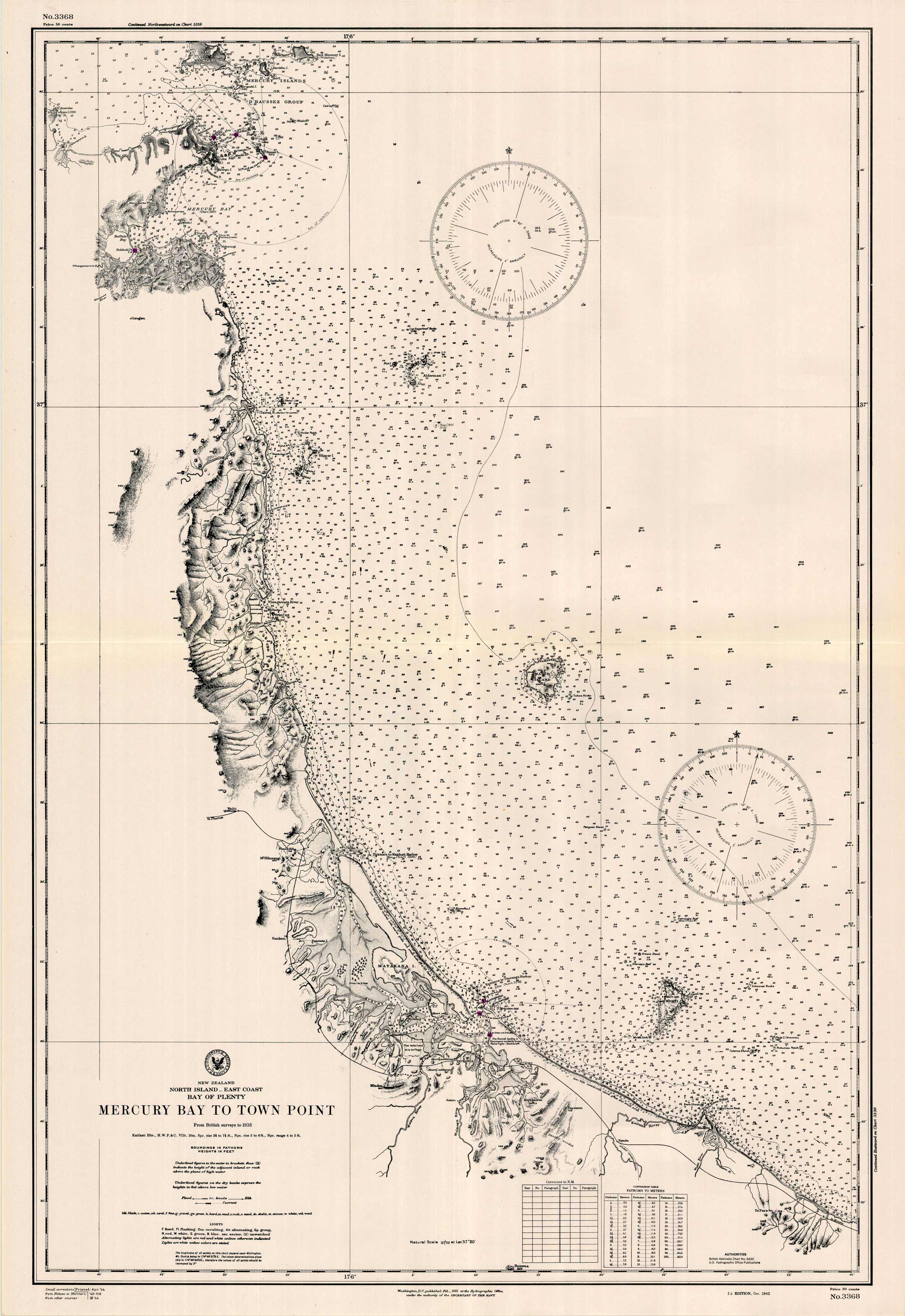 New Zealand - Bay of Plenty - Mercury Bay to Town Point