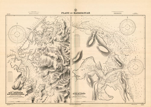 Madagascar - Plans in Madagascar - Baie Ambavanibe Baies Ampanasina & Lotsoina - Baie De Rigny (Ambavarane)