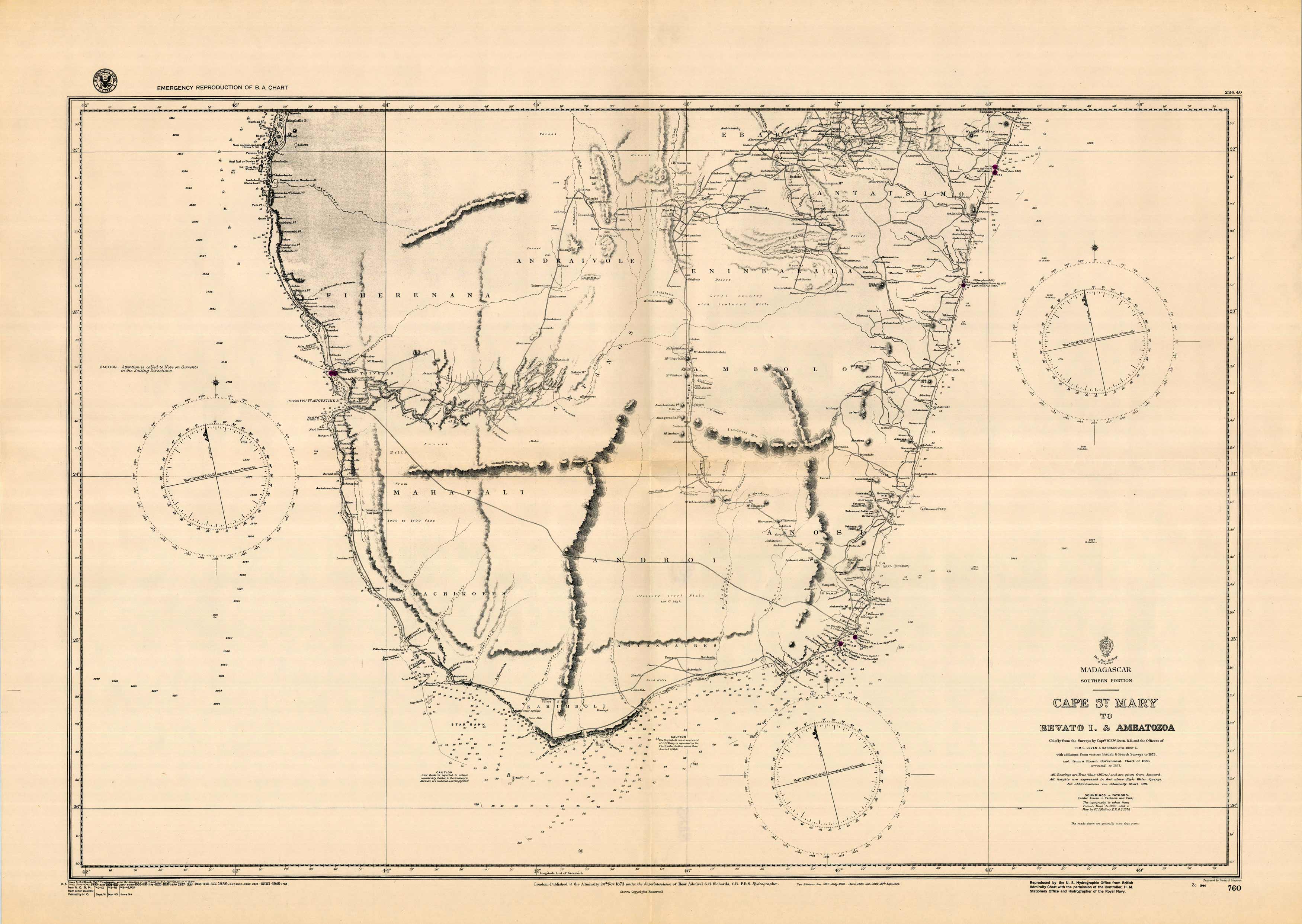 Madagascar - Cape St. Mary to Bevato Island and Ambatozoa